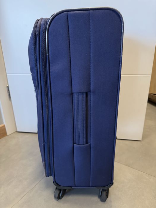 Walizka american tourister duza granatowa