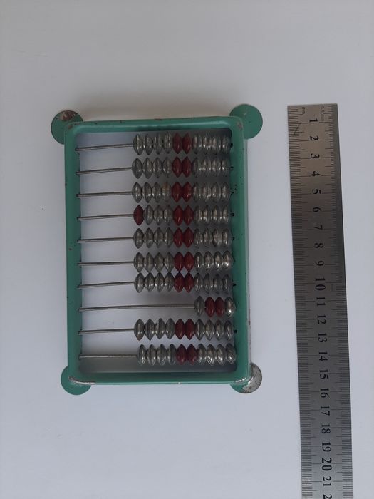 Счёты детские игрушечные 15×10 см металлические ссср хорошее состояние