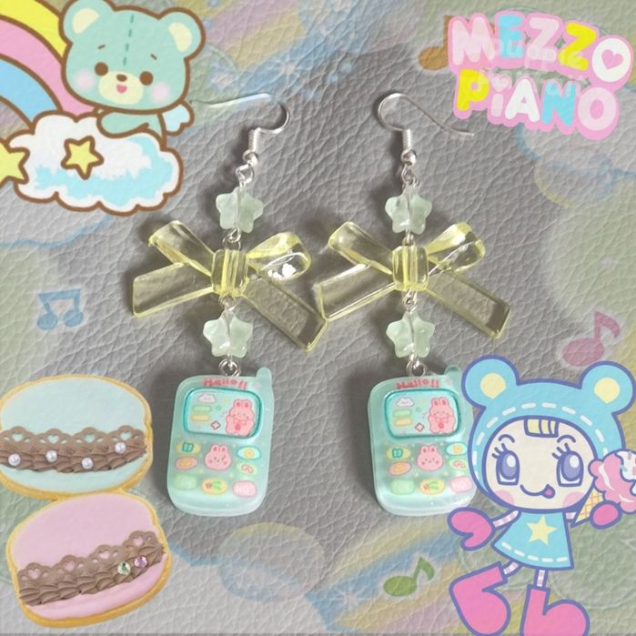 Kolczyki w stylu jojifuku jfashion