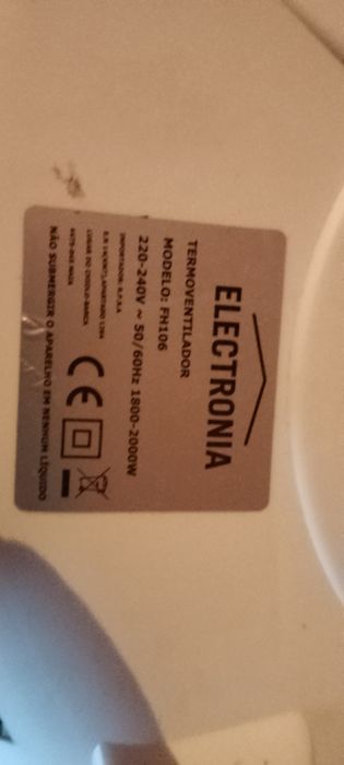 Aquecedor termoventilador