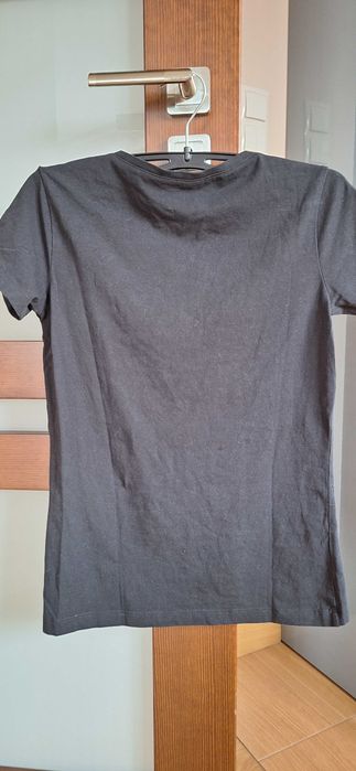 T-shirt M Big Star logo damski czarny bawełniany