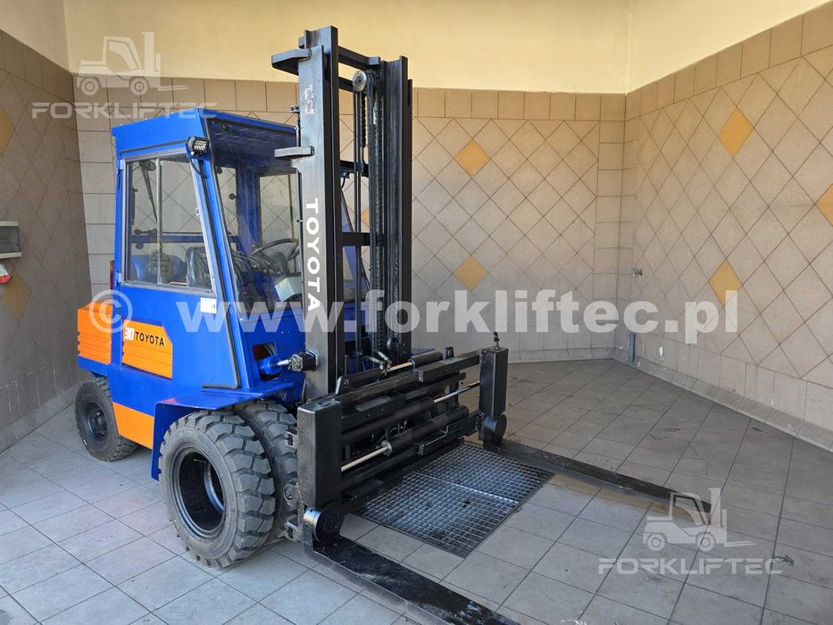 Wózek widłowy TOYOTA 5FGF30 , Przesuw boczny, Pozycjoner wideł, 5FG30 widlak, Linde , sztaplarka