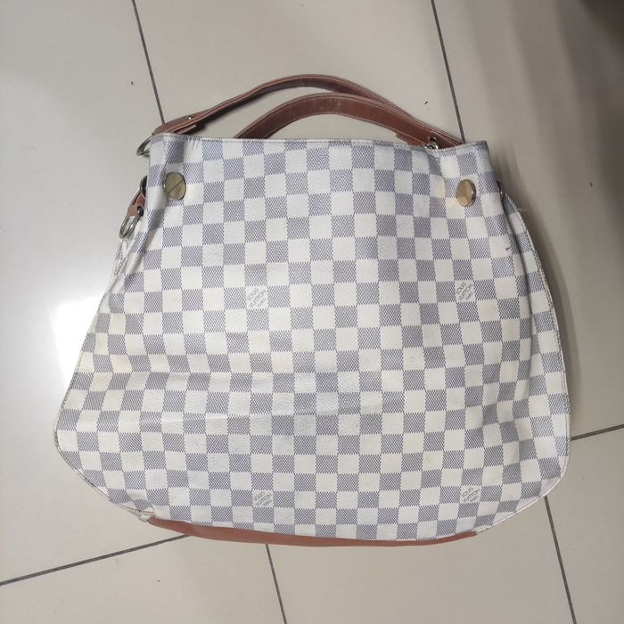 Жіноча сумка в стилі Louis Vuitton Damier Azur