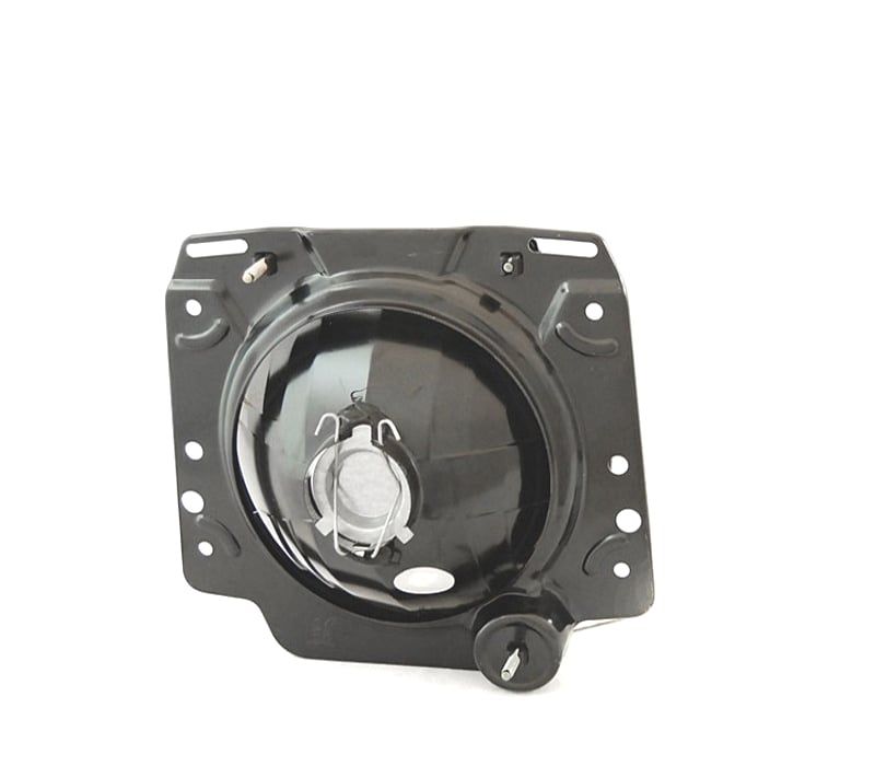 FARÓIS VOLKSWAGEN VW GOLF 2 83-91 FUNDO CROMADO CRUZ PRETA