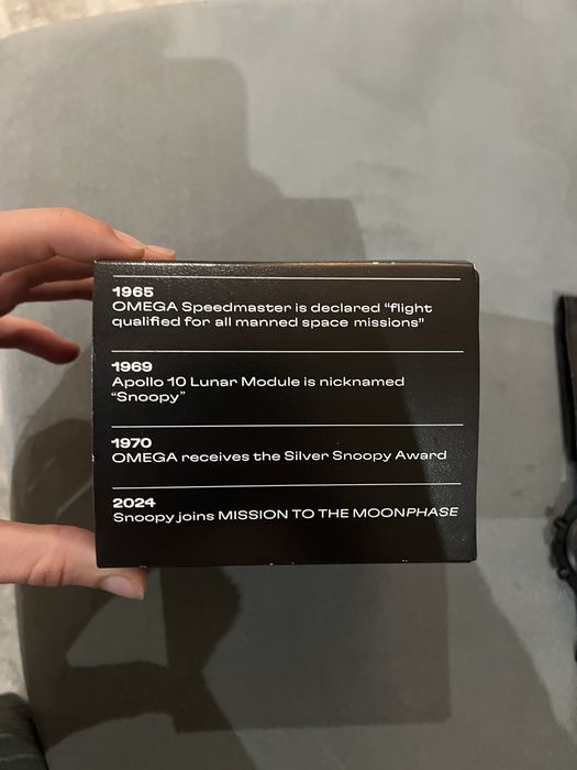 Relógio swatch x omega mission to the moon moonphase