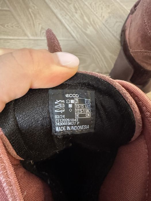 Зимові черевики Ecco, 31 р (19.2 см)