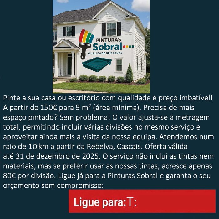 Pintamos a sua casa ou escritório com qualidade e preço imbatível!