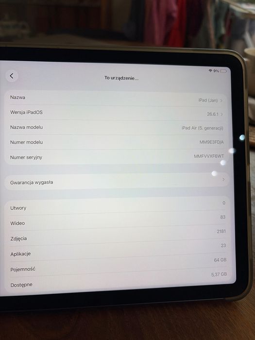 iPad Air 2022 64gb