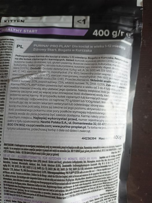 Zestaw Purina proplan