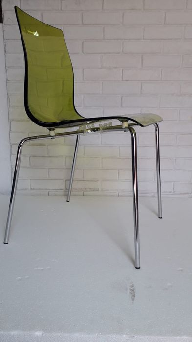 Cadeira Domitalia Gel B, poliprópileno - verde lima - 2pc.