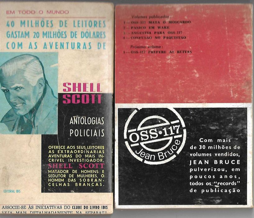 2 Livros policiais de bolso (com portes)