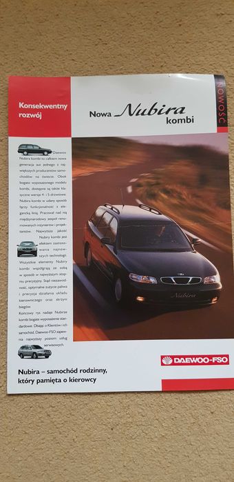Prospekt Daewoo Nubira