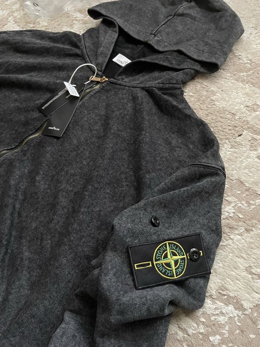Зіп худі Stone Island Washed зипка зіпка худи стон ісланд исланд айленд