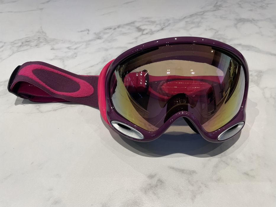 Gogle snowboardowe narciarskie Oakley A Frame 2.0 Pink
