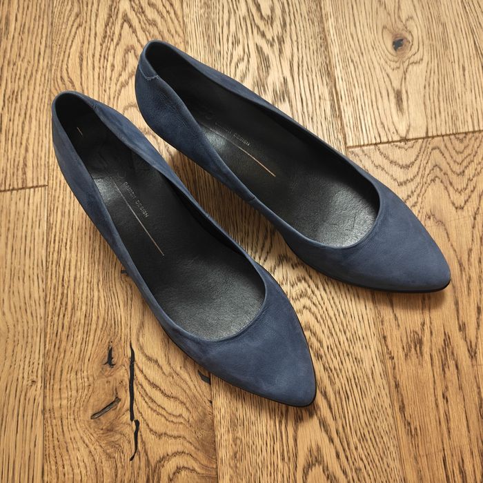 ECCO Shape 45 Pointy Sleek Buty na obcasie Szpilki Czółenka 39 wkł. 25 cm Skóra naturalna
