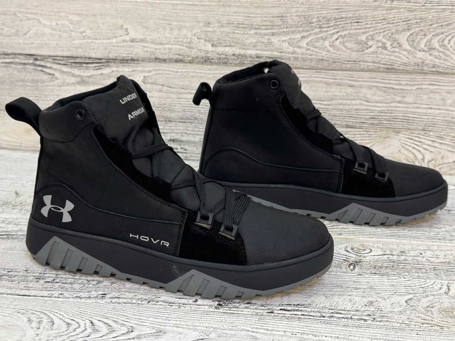 Зимові черевики високі кеди чоботи берці Under Armour Шкіра! р. 40-45