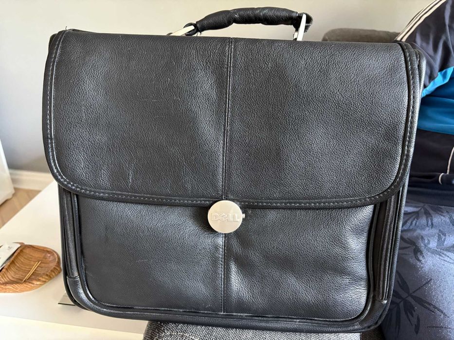 Skórzana torba na laptopa DELL