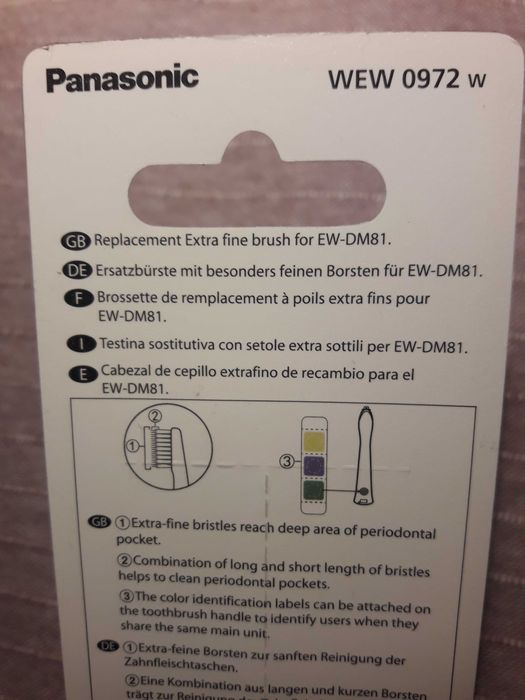Końcówki szczoteczki panasonic WEW 0972 w