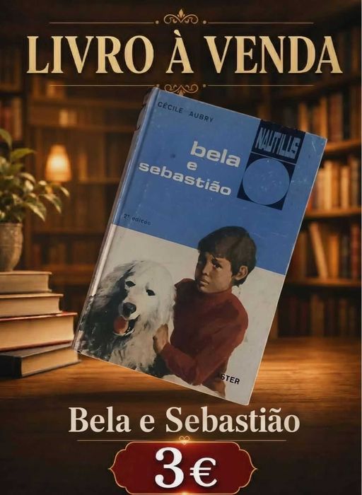 Livro Bela e Sebastião