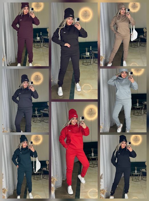 Теплий костюм 3-ка з шапкою