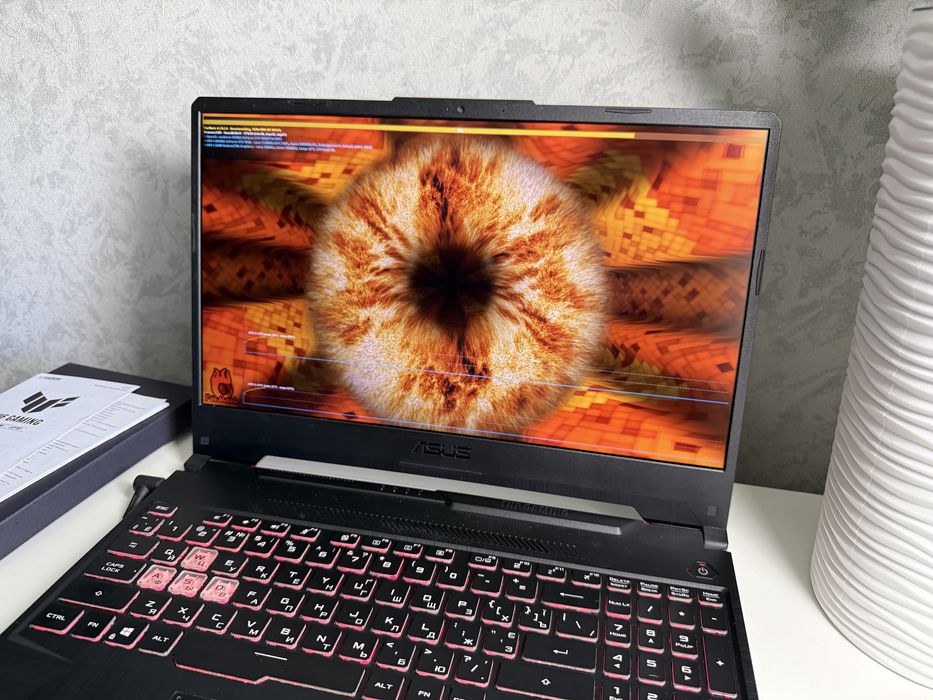 Asus Tuf A15/GTX1650/Ryzen5-4600H/16GB/512GBНоутбук.