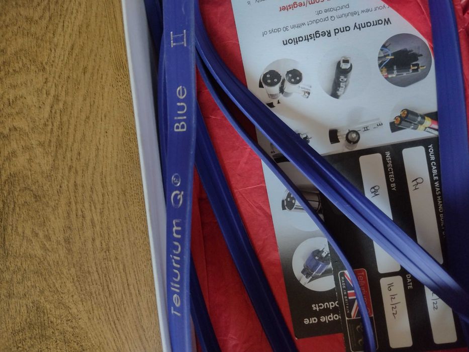 Telluium Q Blue II - Kabel głośnikowy 1.5 m