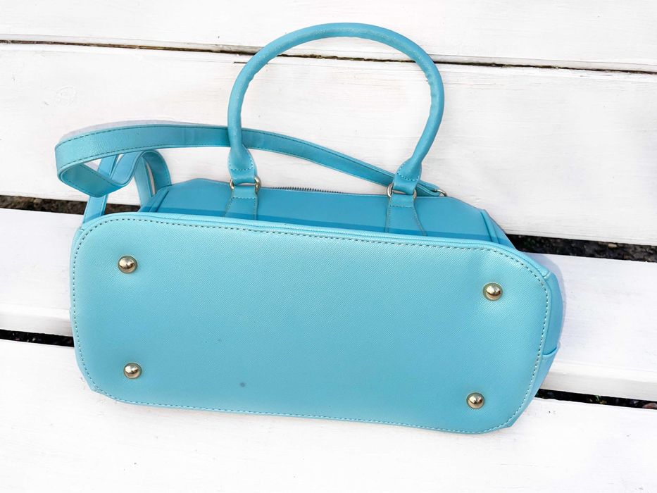 Сумка PRADA Light Blue Galleria Medium Saffiano Leather Bag