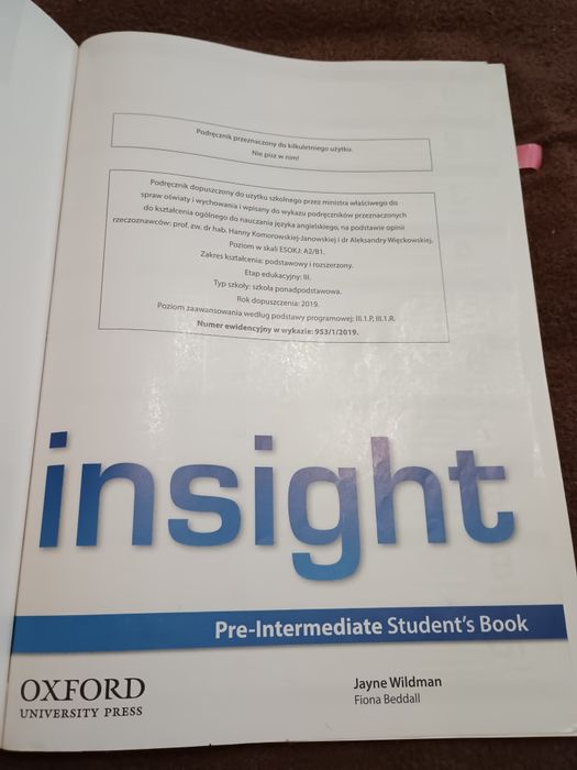 Insight podręcznik