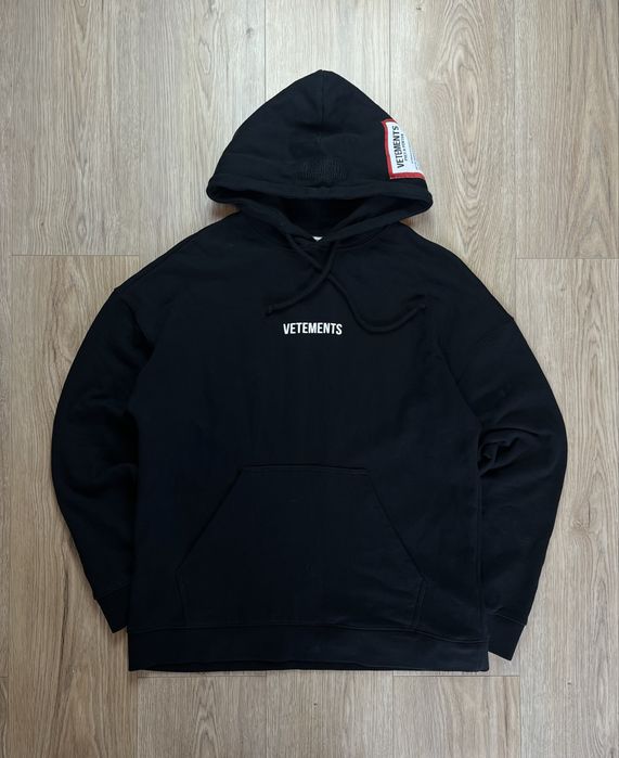 Vetements 2018 Meska M Oversized  Bluza z kapturem Hoodie Opium Designer France
