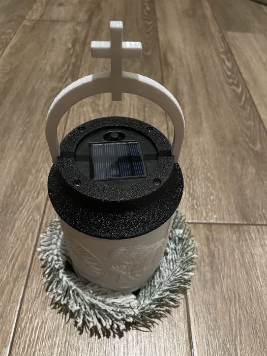 Лампадка з фото і Вашим текстом. На сонячній батареї.