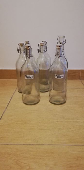 garrafas em vidro