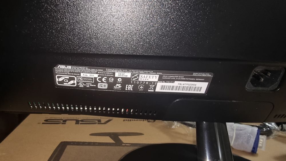 Monitor ASUS VS197 como novo