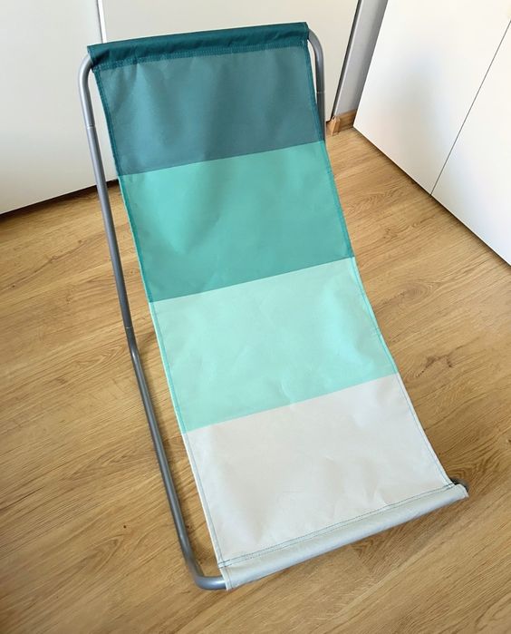 Leżak składany w torbie lekki wygodny wytrzymały na wakacje nowy