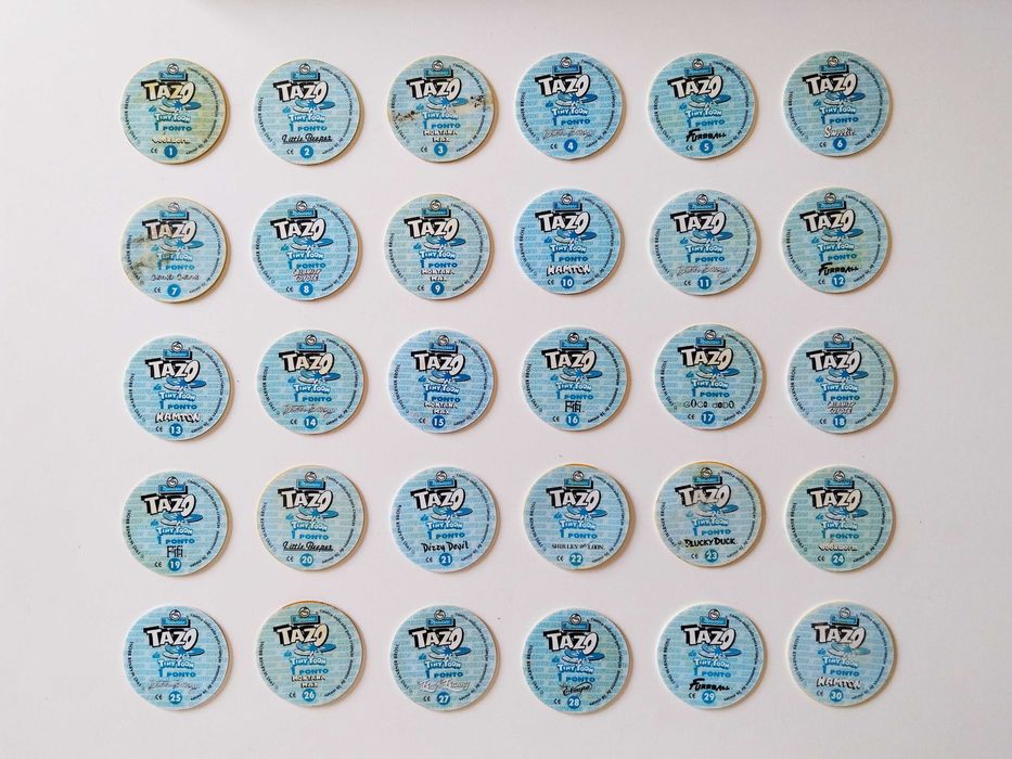 30 tazos (série completa) TAZO | Matutano lote