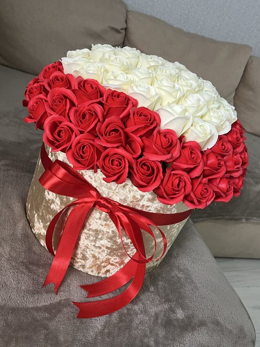 Мильный букет , мильний букет , мильна 101, 51 троянда , мыльные розы