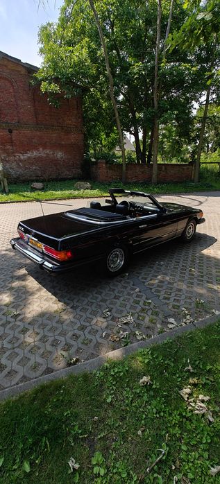 Auto samochód do ślubu Mercedes SL 380 R107 V8