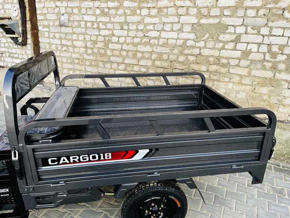 Вантажний електроскутер муравей Crosser Cargo 16/118 1200W-1500w  Сірий