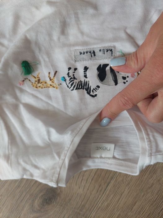 Śliczny komplet  na lato 3-6 miesiace