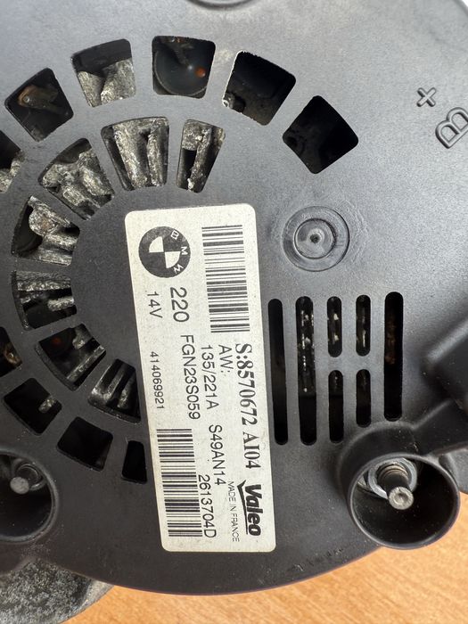 8570672 Bmw f10 f10 f30 f25 f15 n57 гиниратор