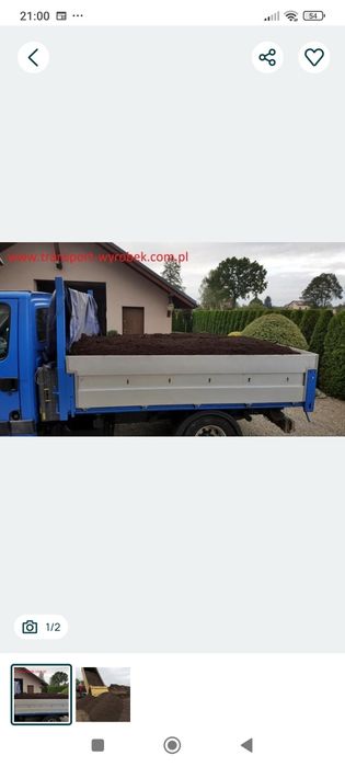 Ziemia ogrodowa z transportem