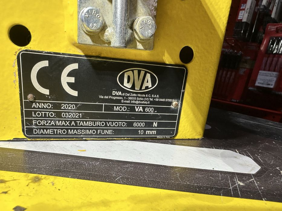 DVA WINCH VA600 Лебідка Бензинова  лебідка переносна   тросова барабанна