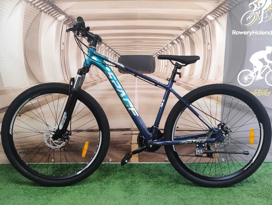 Rower górski 29" DD SHIMANO LEKKA rama 18" 2xTARCZE amortyzacja STOPKA