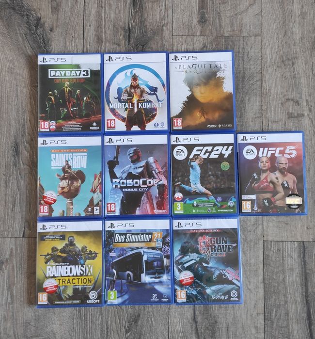 Gry PS5 UFC FIFA Mortal Kombat Elbląg Wysyłka