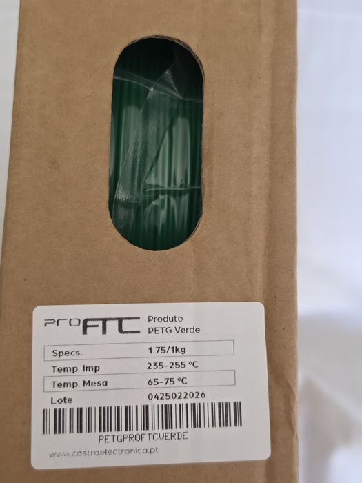 PETG Verde bobine 1KG