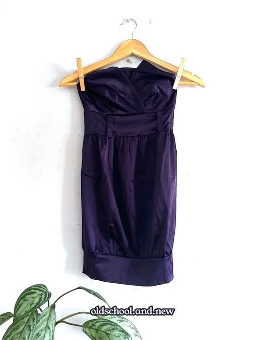 Vestido Elegante Roxo – Tamanho M (veste XS/S)