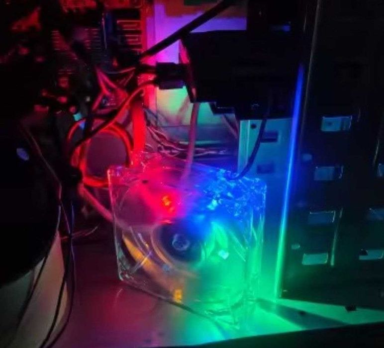 Кулер для корпуса пк с подсветкой, вентилятор