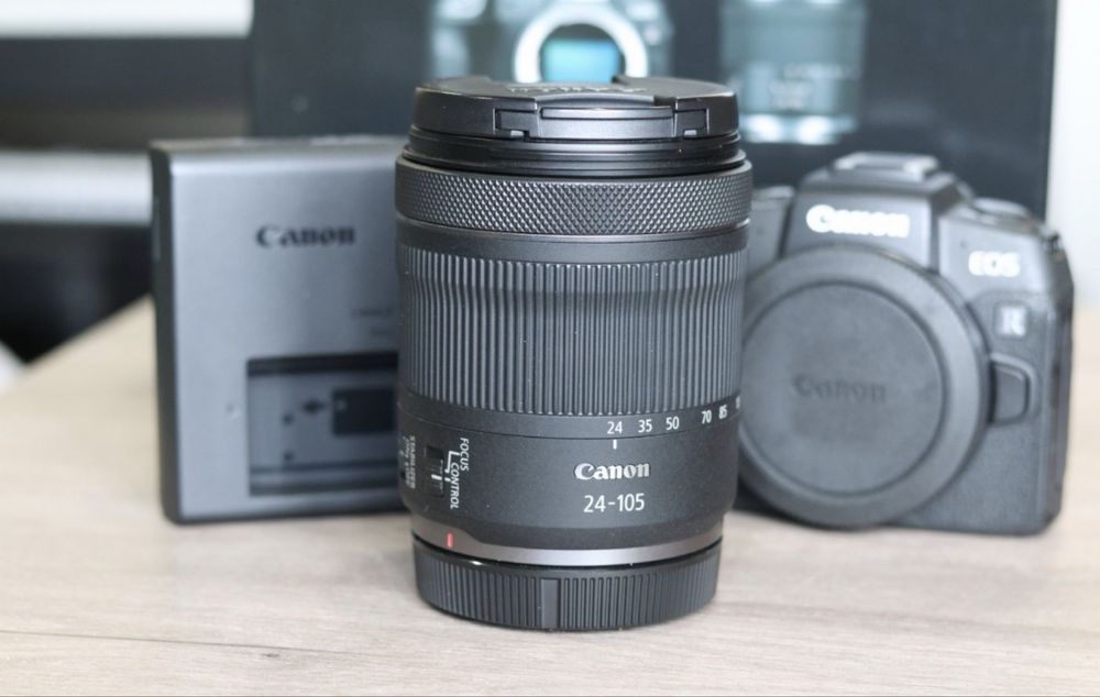 Canon eos rp +  lente rf 24-105mm f/4-7.1 is