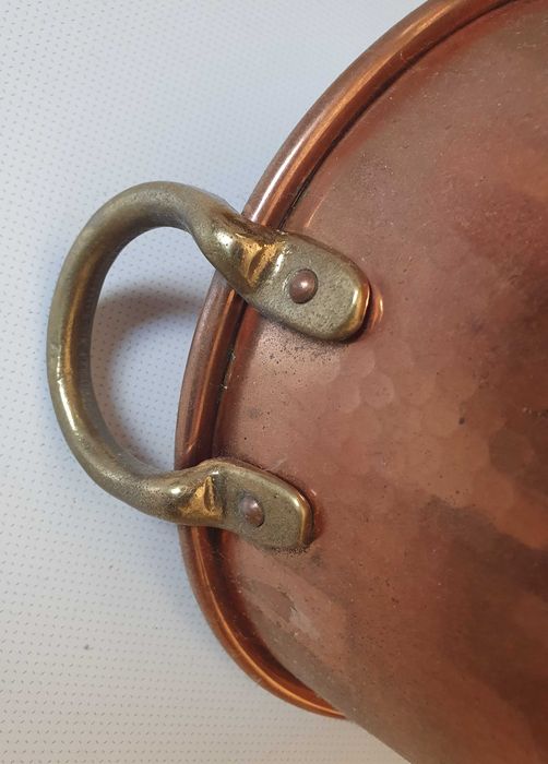 Magnífico Tacho em cobre vintage - 21 cm