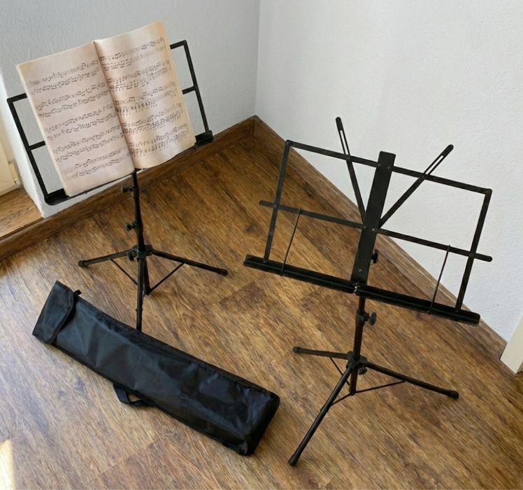 Stojak na Nuty Pulpit Statyw Regulowany Składany + Pokrowiec Gratis