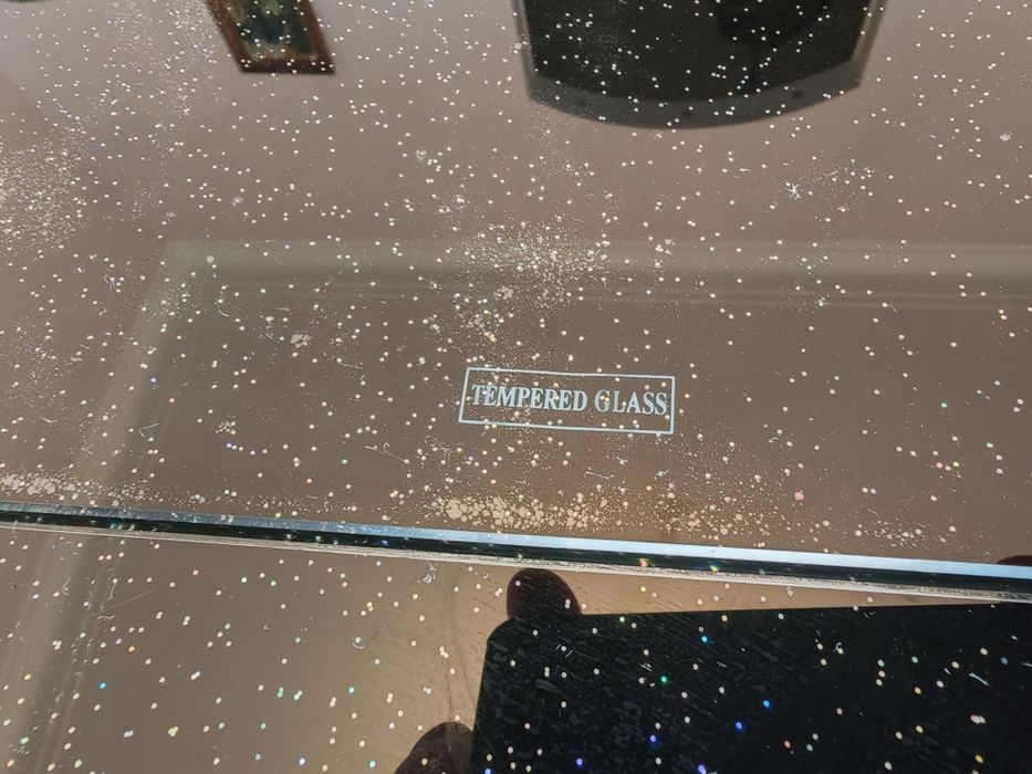 Стеклянный обеденный стол-трансформер "Паук"